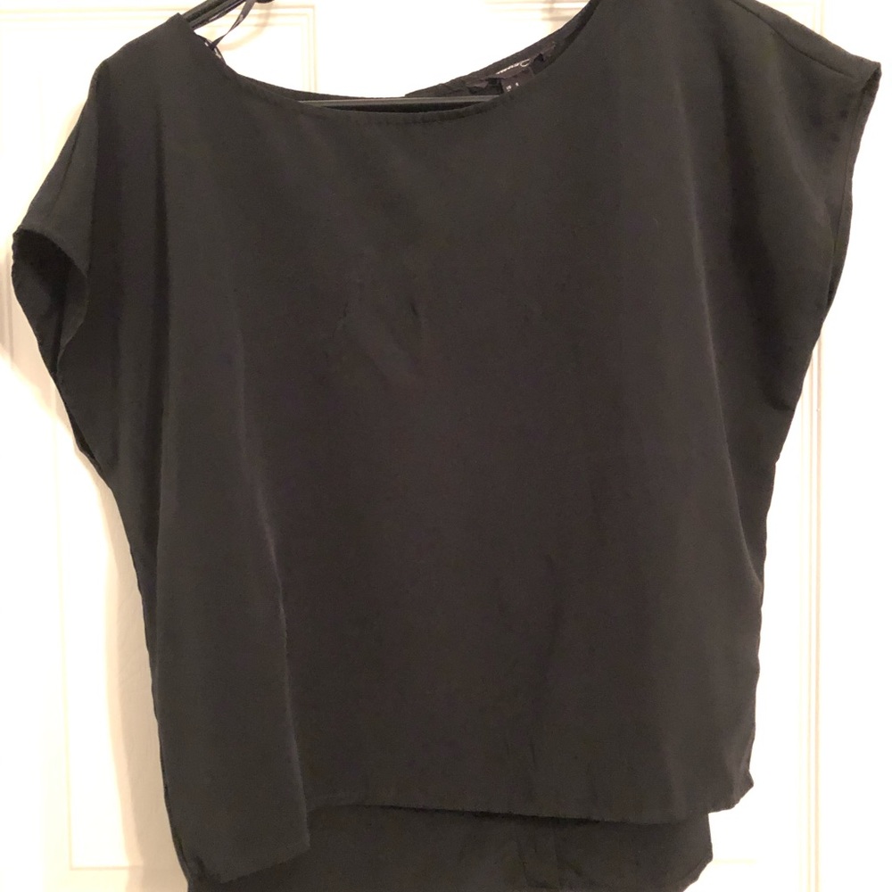 Black crop top